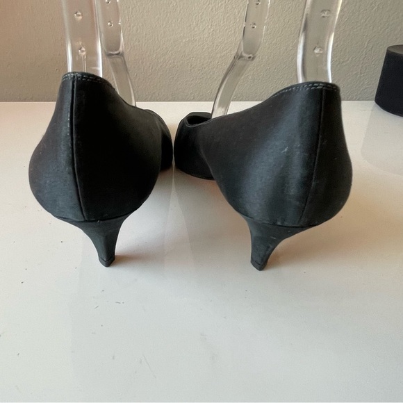 YSL black Satin Pumps size 7.5 - Picture 11 of 13